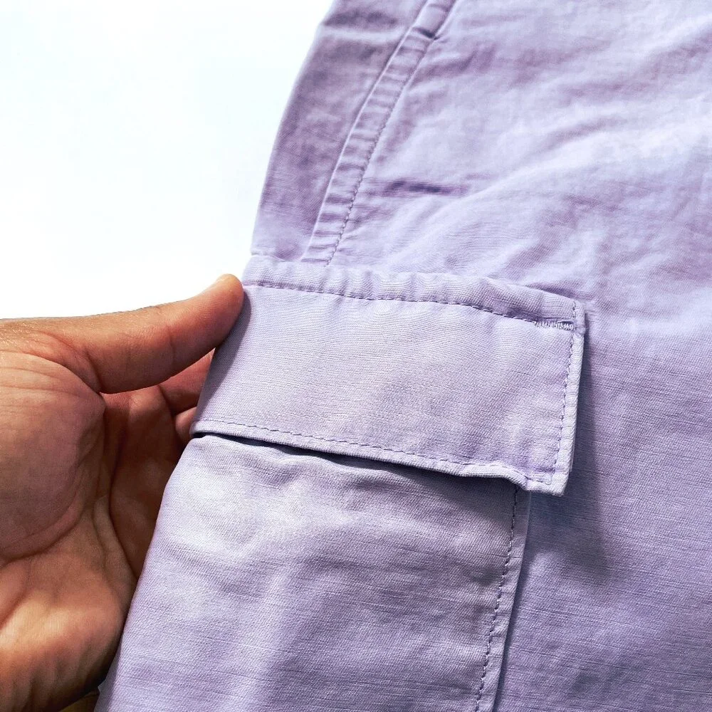 Firm. Levi Strauss CO Women's Purple Rose Cargo Pants. RARE. Ret was$108. - Picture 6 of 10
